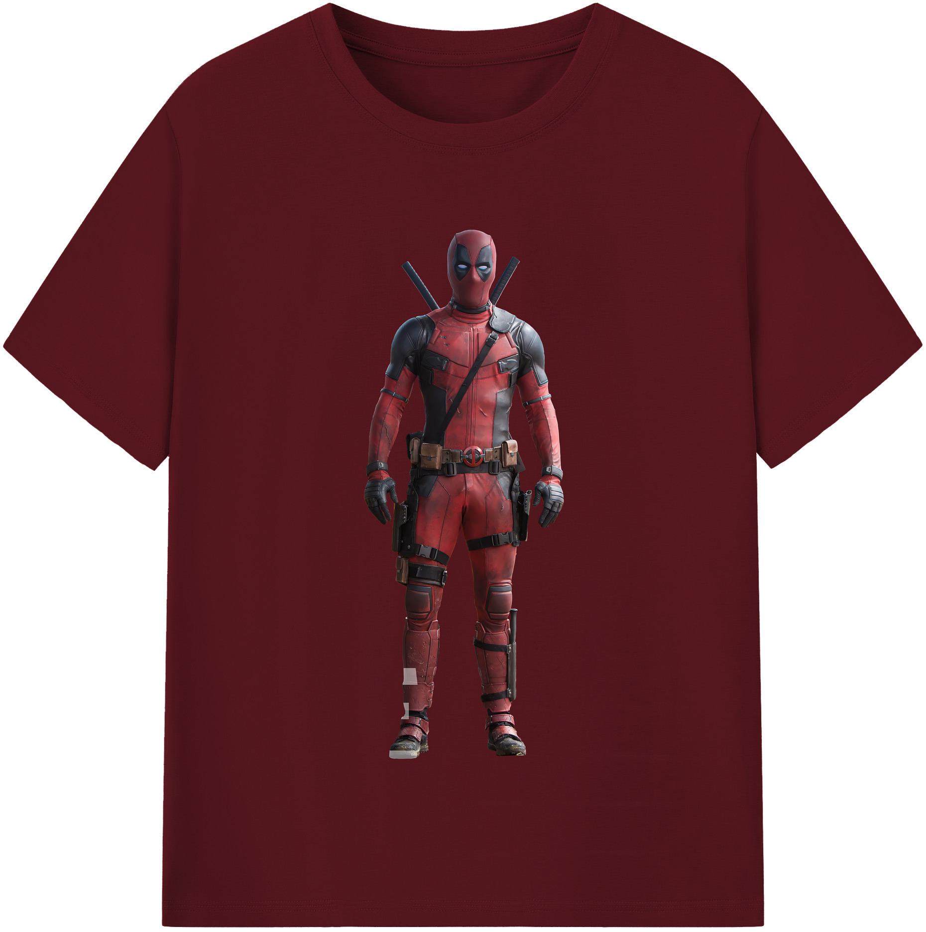（画像用） Deadpool デッドプール 綿100％半袖Tシャツ（フロントプリント）